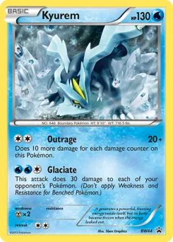 BW Black Star Promos Kyurem Pokémon card